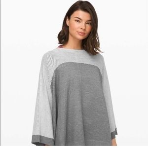 Lululemon It All Lines Up Poncho- Gray